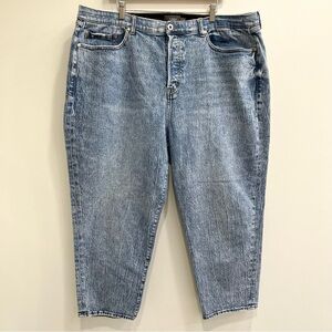 Torrid Blue Tapered Straight Leg Relaxed Fit Jeans with Vintage Appeal Size 24